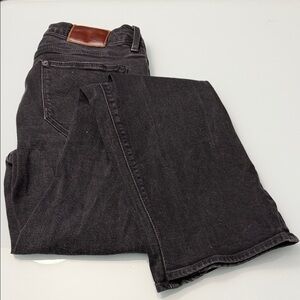 Madewell Bootlegger Low Rise Black Denim Jeans